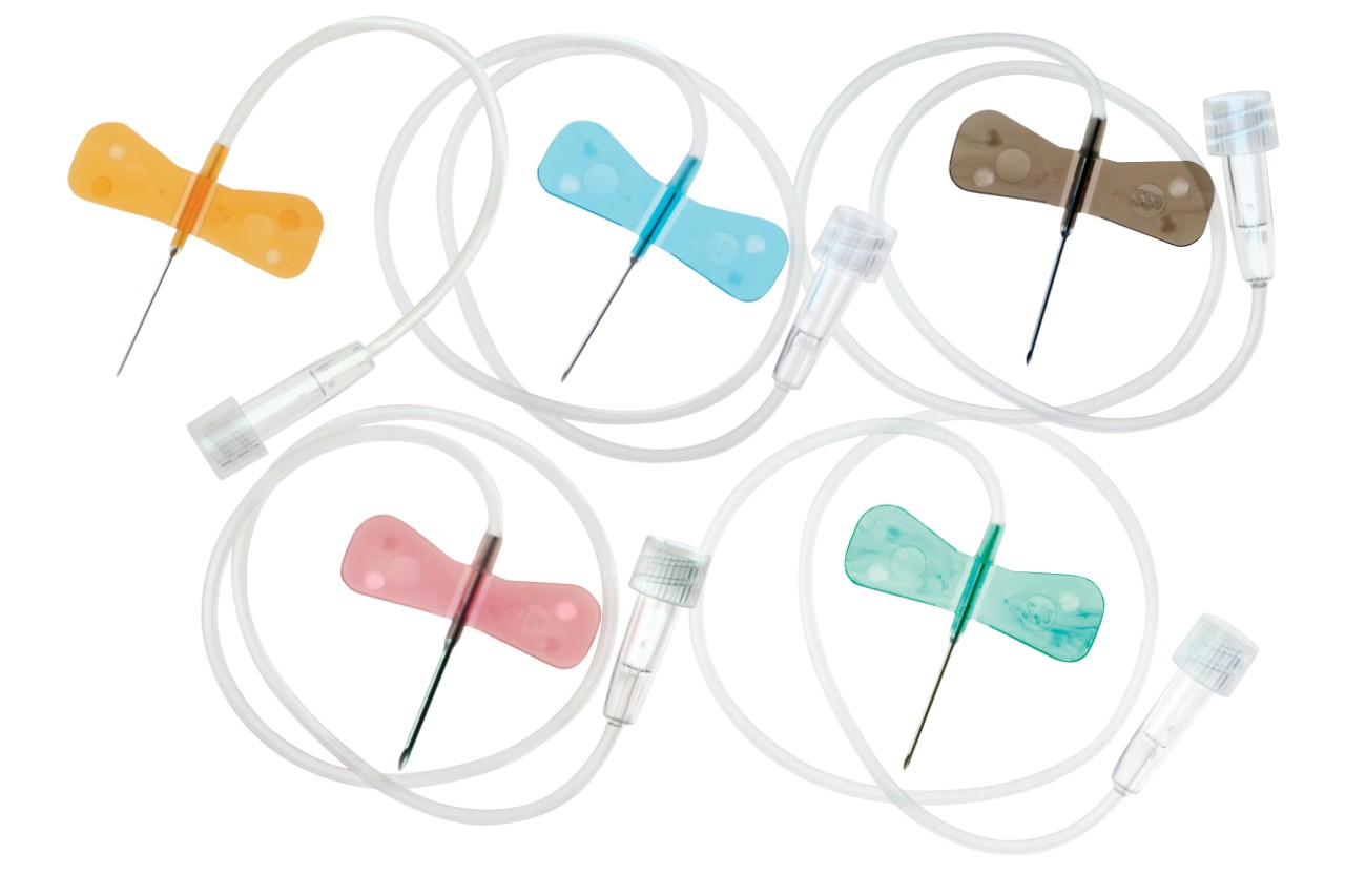 Image of SURFLO winged infusion sets with thin wall needles for easier penetration
