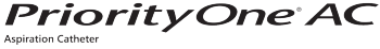 PRIORITYONE® Aspiration Catheter logo